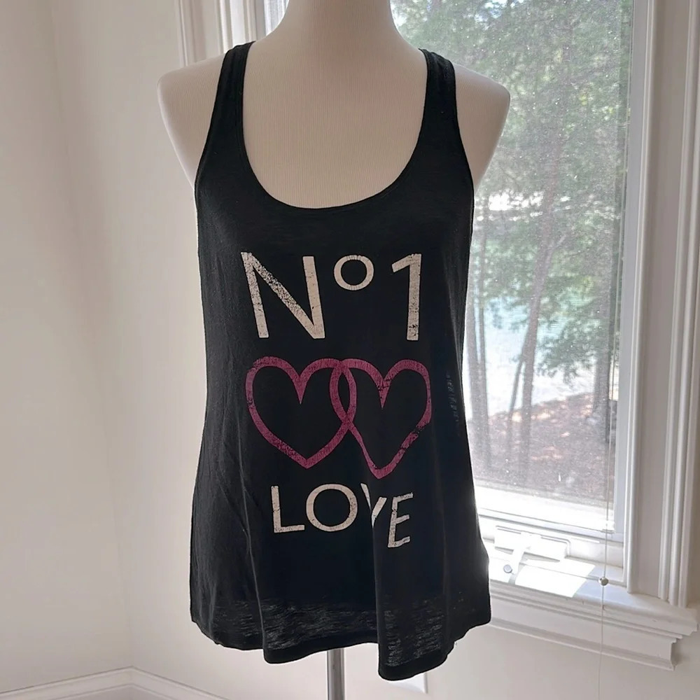 Super Cute PJ Salvage Racer Back Pajama Tank, Size Small,